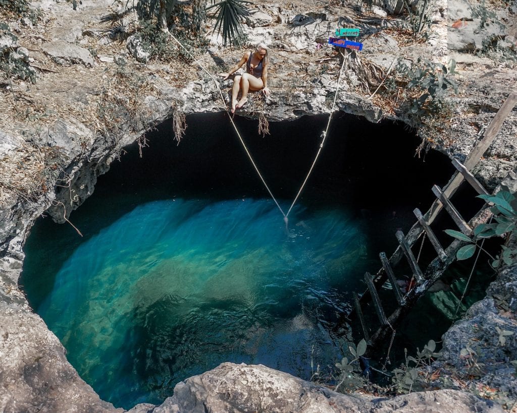 Cenote Calavera Tulum Mexico