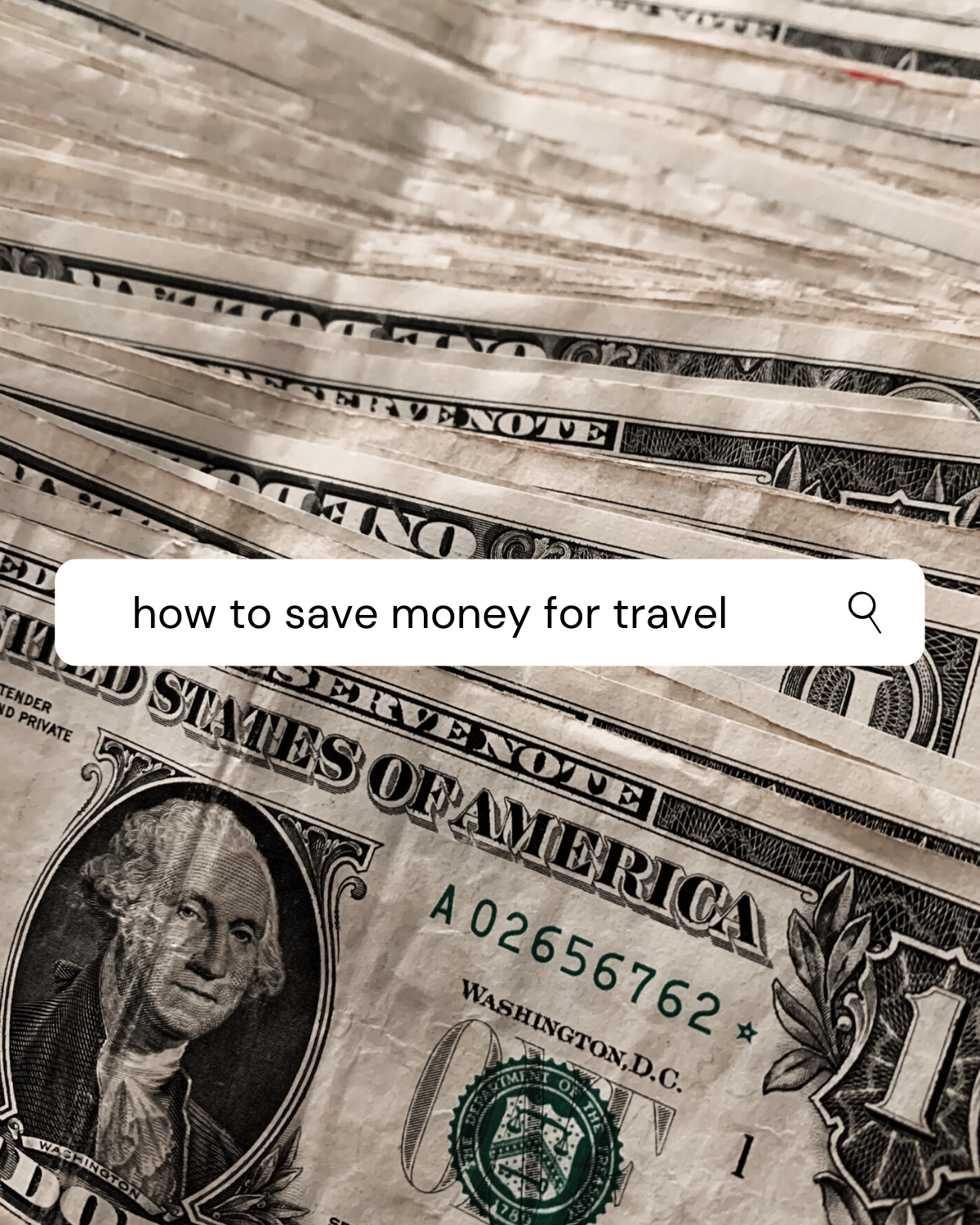 how to save money for travel
