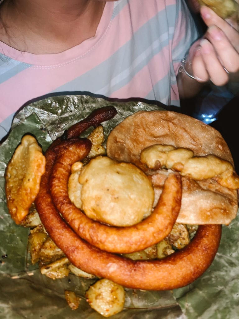 Nepali food - Sel roti