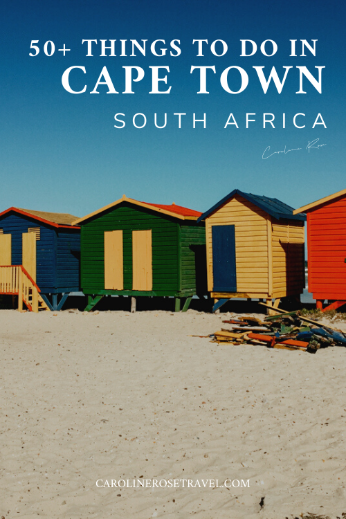 50 things to do in Cape Town South Africa