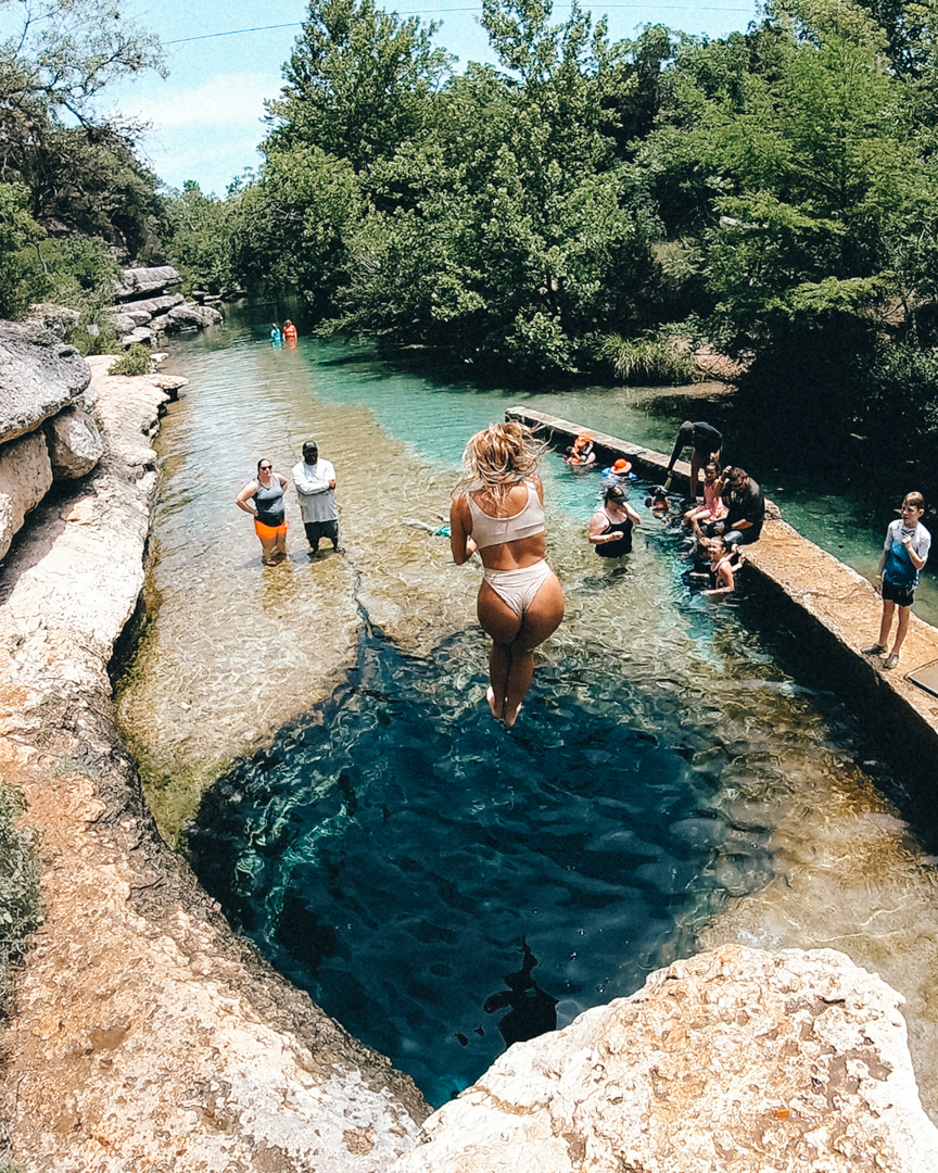 Guide to Visiting Jacob's Well in Austin Texas - Caroline Rose Travel