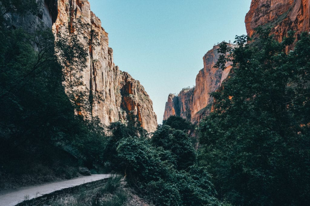 Zion National Park - hiking emerald pools