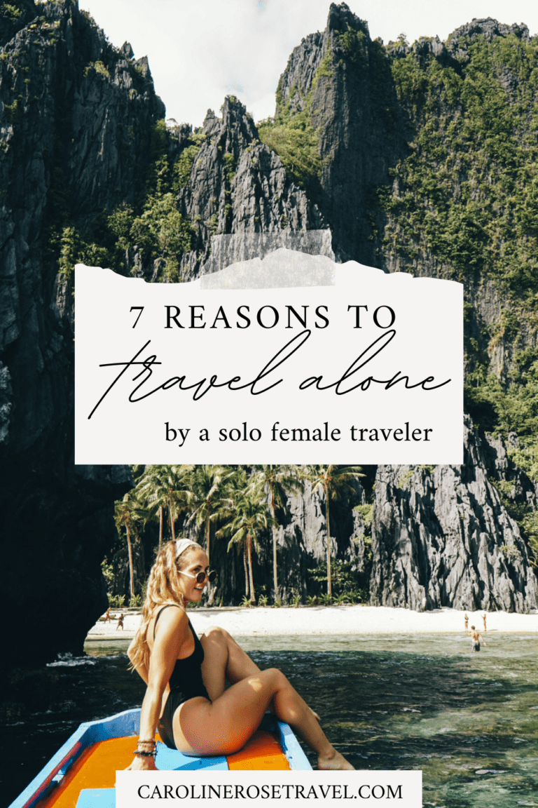 7 reasons why you should travel along - pinterest