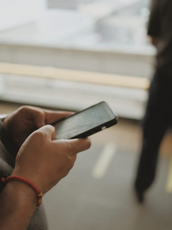 Booking a flight from the phone