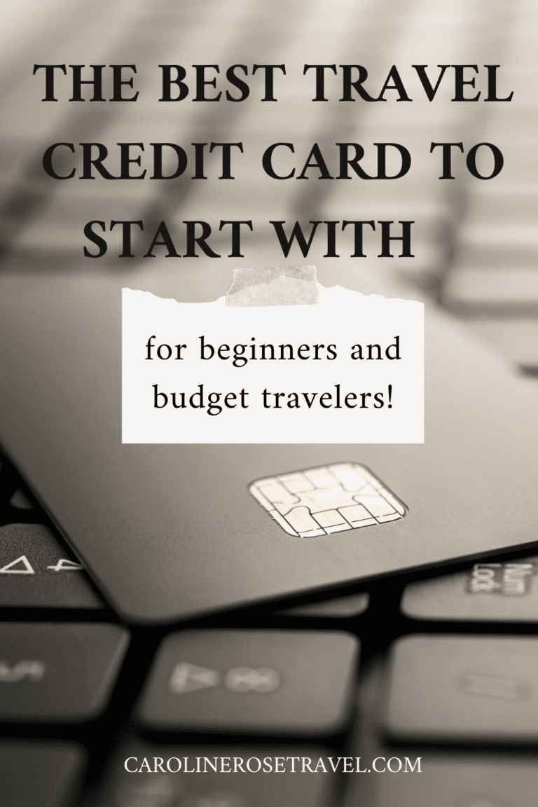 The bets travel credit card to start with for beginners and budget travelers - pinterest