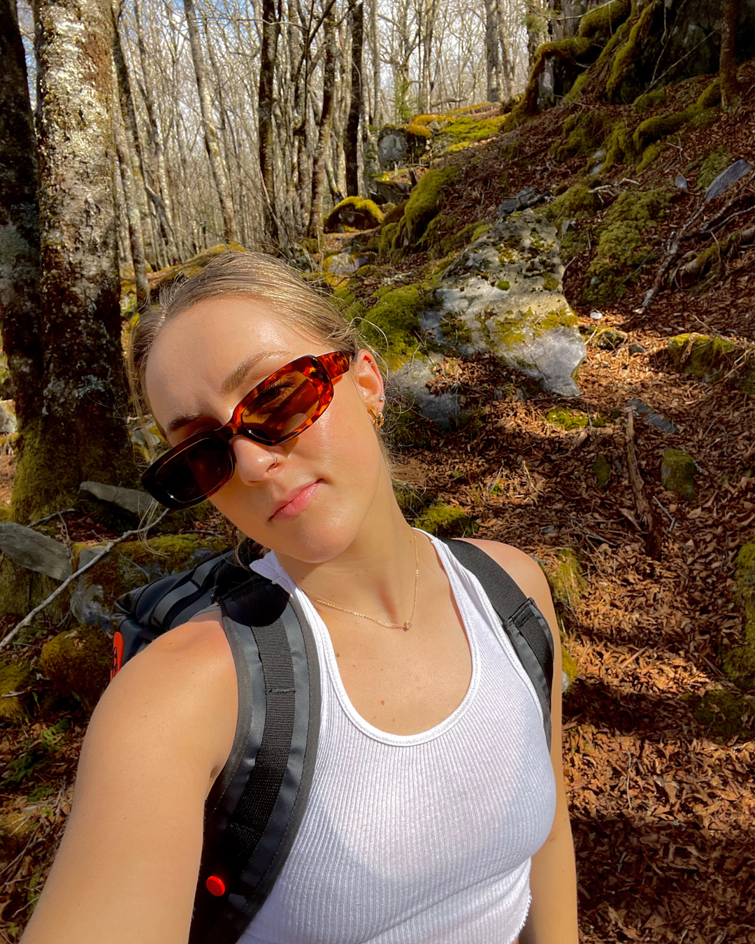 Solo female hiking in Virginia