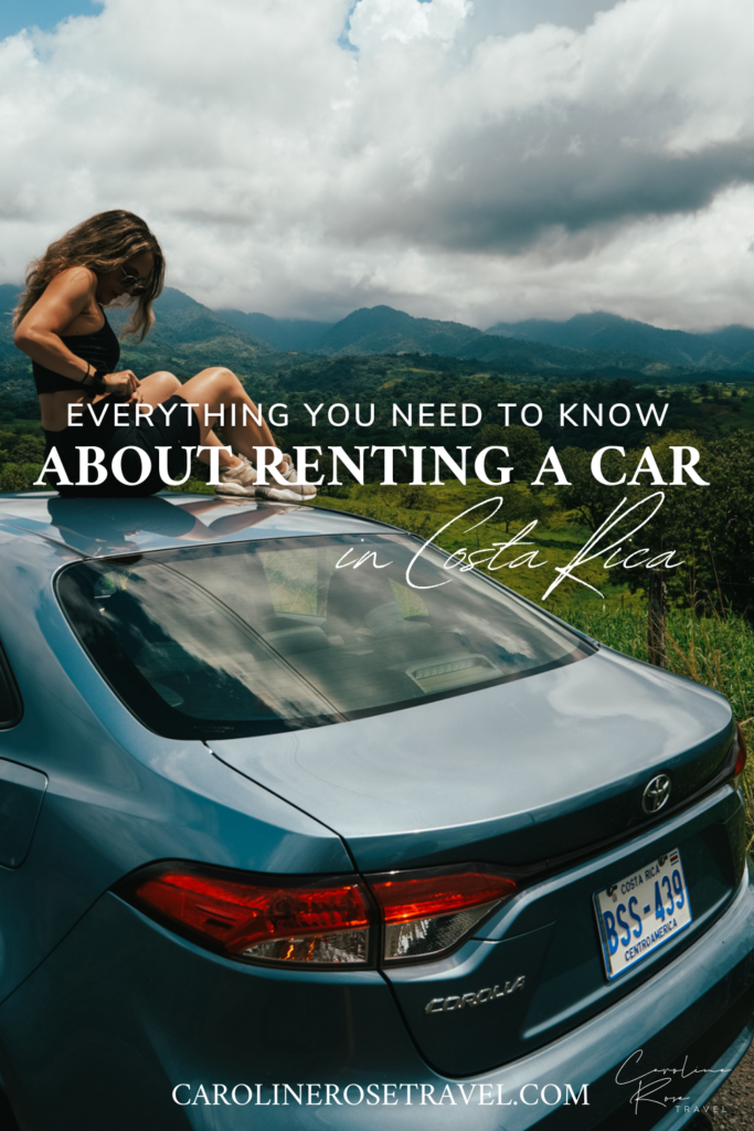 Renting a car in Costa Rica