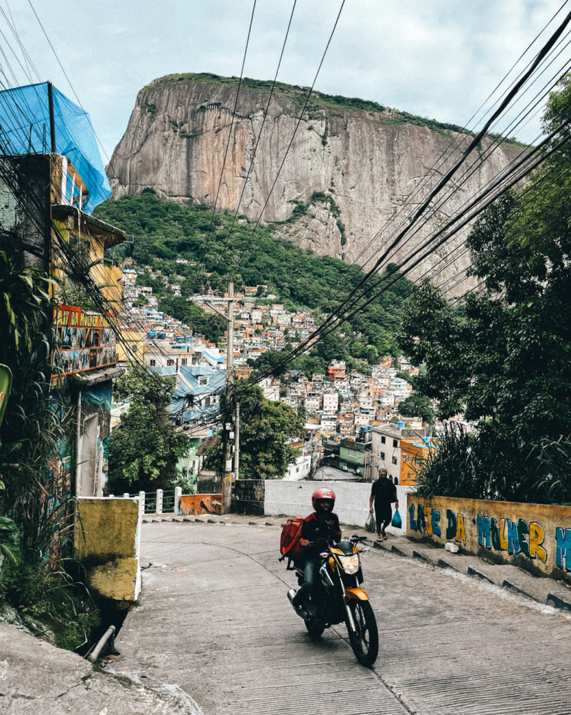 Favela Rocinha in Rio de Janeiro