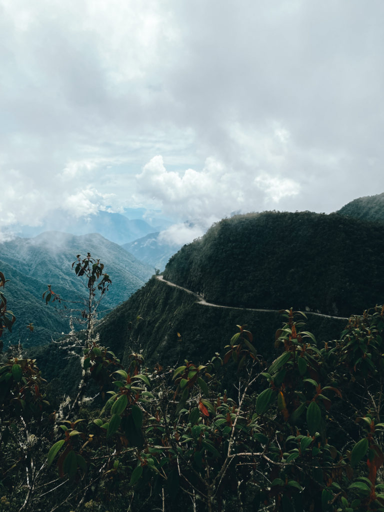 Death Road in La Paz Bolivia