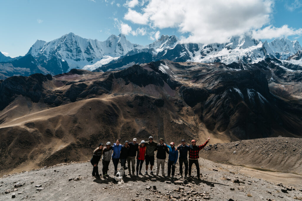 Guided group tour of Cordillera Huayhuash in Peru