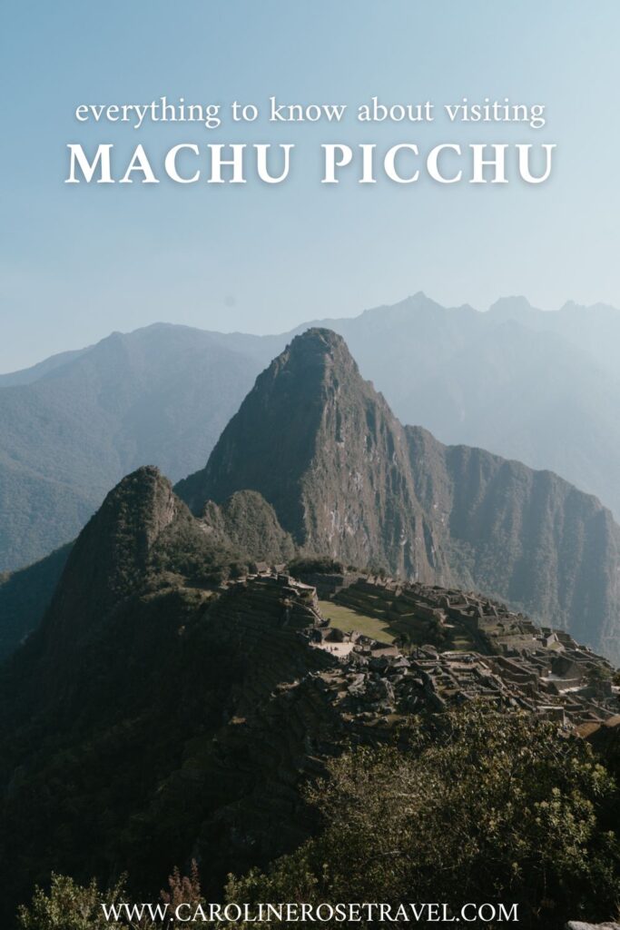 Pinterest banner for Machu Picchu: The Different Ways to Visit Machu Picchu