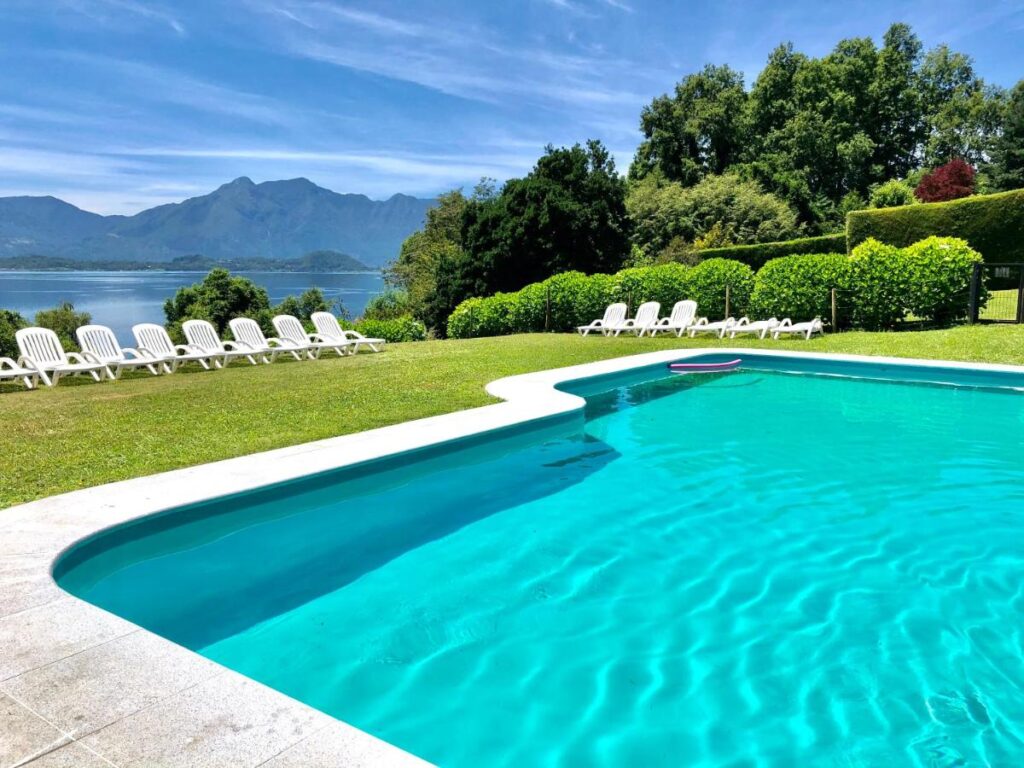 Lodge in Pucon Chile with a pool