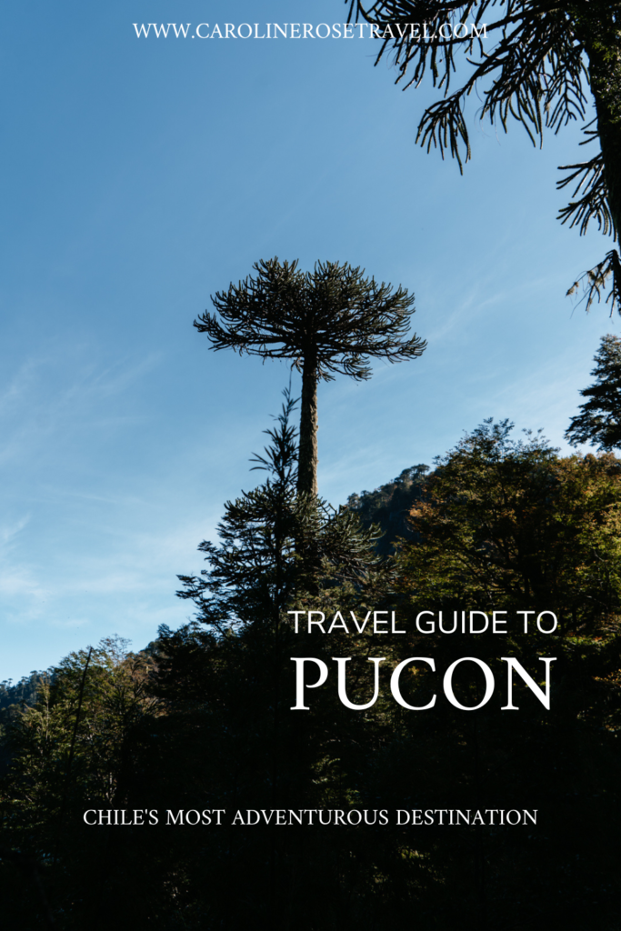 Pucon Chile Travel Guide pinterest banner