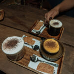 Coconut and egg coffee at COC Legacy Coffee, in Hanoi, Vietnam