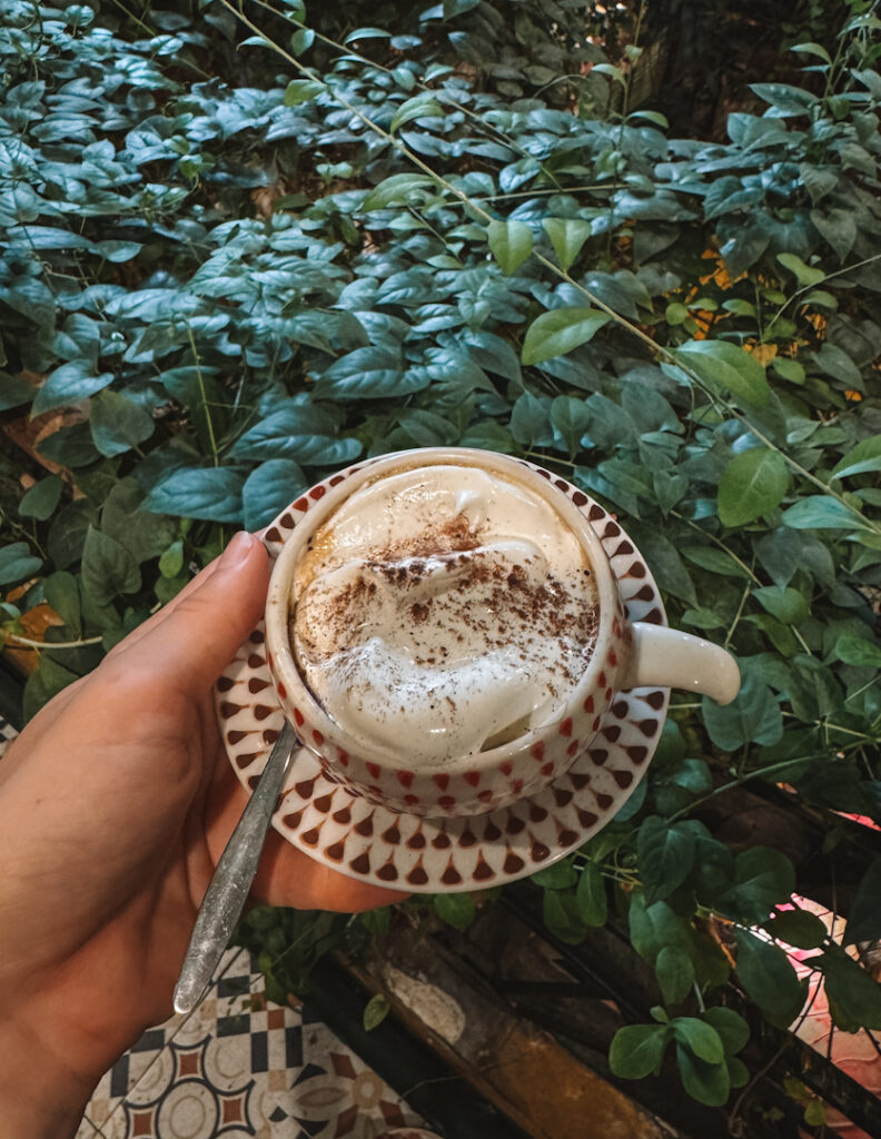 Salt coffee from hidden gem cafe