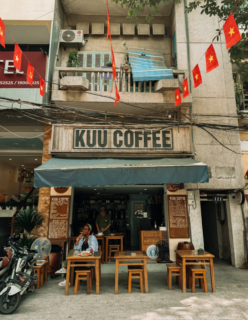 Kuu Coffee Local Cafe in Hanoi Vietnam