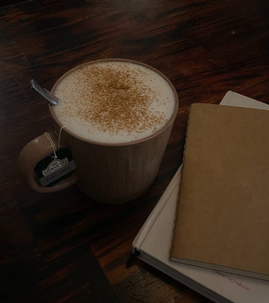 Latte and journal
